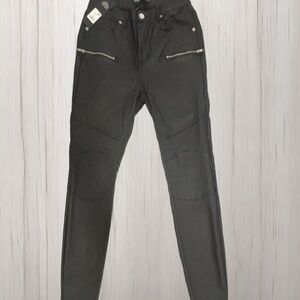 Fashion Nova Caliente Skinny Pant - Black